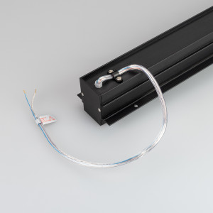 Трек встраиваемый MAG-TRACK-4560-FDW-3000 (BK) 034680, Встраиваемый магнитный трек с фланцем для монтажа в гипсокартонный потолок, длина 3000 мм. DC24V. Материал алюминий, цвет черный. Две заглушки в комплекте. Размер ДxШxВ: 3000x75x60 мм. Размер (с учетом заглушек и фланцев) ДxШxВ: 3040x75x60 мм. DC24V.
