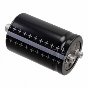 B41570E8109Q000, Алюминиевый электролитический конденсатор 63В 10000мкФ с резьбовой шпилькой. В комплект поставки конденсаторов, произведённых после 01.12.2018, гайки/шайбы не входят