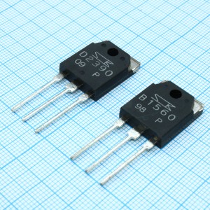2SB1560 + 2SD2390, Биполярный транзистор, PNP, 150 В, 10 А, 100 Вт, (Комплементарная пара 2SD2390)
