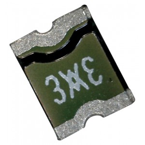 microSMD035F-2, Предохранитель восстанавливаемый (PTC) 0.35A(удержание) 0.75A(отключение) 6В постоянного тока 40A 0.8Вт 0.2сек 0.32Ом для поверхностного монтажа 1210 лента на катушке автомобильного применения