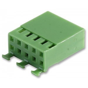 925370-5, Корпус разъема, Серия AMPMODU MOD IV, Обжим, 2 ряд(-ов)