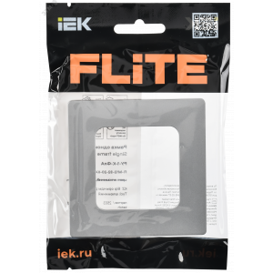 FLITE CLASSIC Рамка 1-местная РУ-1-К-ФлА алюминий IEK FI-M12-32-20-K47