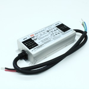 XLG-75-24-A, AC-DC, 74.4Вт, IP67, вход 100…305В AC, 47…63Гц, ККМ, выход 3.1А/16.8…24В, изоляция 3750В AC, в кожухе 140х63х32мм, -40…+90°С (корпус), встр. потенциометр