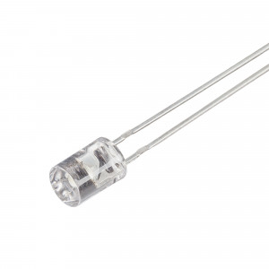 Светодиод ARL-5923UWC-3.5cd-E 007152, Поставка под заказ от 5000 шт. Выводной цилиндрический светодиод, d=5 мм, прозрачная линза с УФ-фильтром. Цвет свечения белый (6000-8000 К). Угол излучения 100°. Сила света Iv=2000-3600 мкд при If=20 мА. VF=2.9-3.5 В. Рекомендуемый постоянный рабочий ток