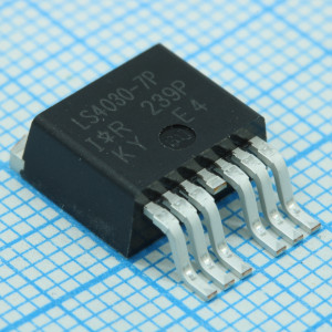 IRLS4030TRL7PP, Транзистор полевой MOSFET N-канальный 100В 190A D2PAK-7