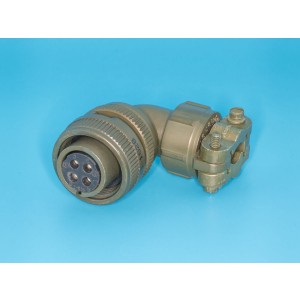 MS3108E-14S-2S, Разъём серии MS  4 контакта, гнездо на кабель, прямой угол