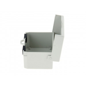 GH002G, Корпус из прочного пластика, светло-серый, с откидной крышкой