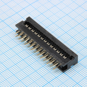 DS1018-26SIBX, FDC разъем для шлейфа на плату 26pin(2x13), шаг 2.54мм