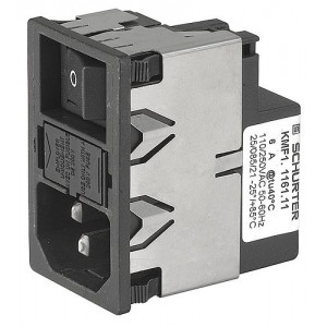 KMF1.1163.11, Модули подачи электропитания переменного тока KMF PWR ENTRY MODUL W. FILTER 6A M5