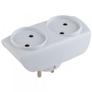Разветвитель 2-м без заземл. 16А IP20 SP-2-W бел. C0045520
