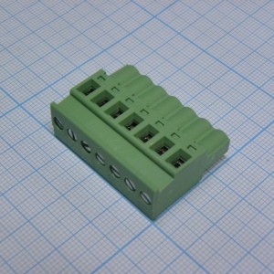 2EDGKB-5.08-07P-14-00A(H), Разъемный клеммный блок, 7 контактов. Серия 2EDGKB-5.08