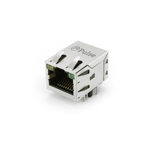 JXD1-0002NL, Модульные соединители / соединители Ethernet 1000BaseT 1x1 Tab Up Grn/Ylw LEDs Ethernt
