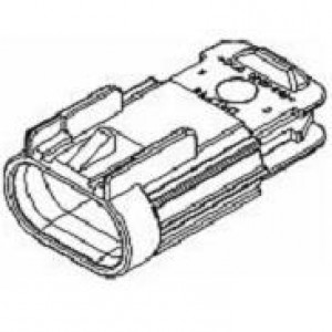 15326813, Автомобильные разъемы 3P M Blk Conn Assy GT 150 Series 15Amps