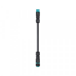 Кабельная сборка RST16I3KSBS 15B 05TB, Кабельная сборка, оконеченная вилочным и розеточным разъемами RST16i3, 3 полюса, длина кабеля:0,5 метра, сечение жил кабеля: 3х1,5 мм.кв., номинальные характеристики: 250 V / 400 V цвет корпуса: черный, цвет контактной вставки: бирюзовый, цвет кабеля: чер