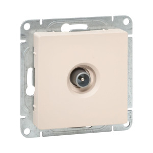 Механизм розетки TV, оконечная, кремовый Эпика EKF UP1-SOI-TV-3