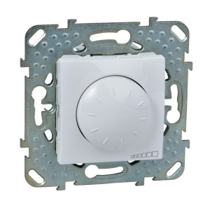 UNICA ДИММЕР пов.-нажим., для ламп накал. и галог., 2-провод. подключ., БЕЛЫЙ C3(5) MGU5.511.18ZD