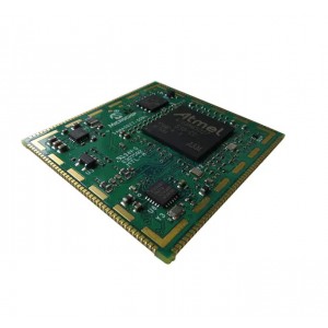 ATSAMA5D27-SOM1, Односторонняя система на модуле (SOM), с применением 32-битного процессора Arm® Cortex®-A5 и 1 Гб ОЗУ DDR2 SDRAM до 500 МГц