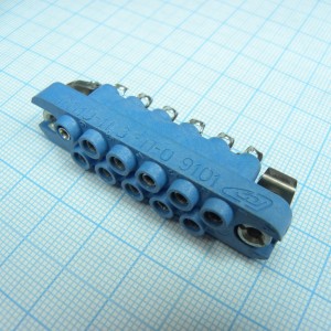 РП10-11 З-П-О розетка, Соединитель  низкочастотный, прямоугольный, внутреннего монтажа