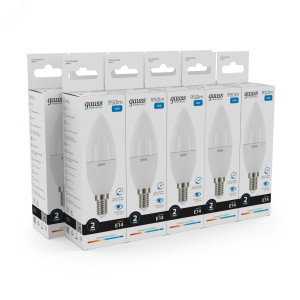 Лампа Elementary Свеча 12W 950lm 6500K Е14 LED 1/10/100 33132