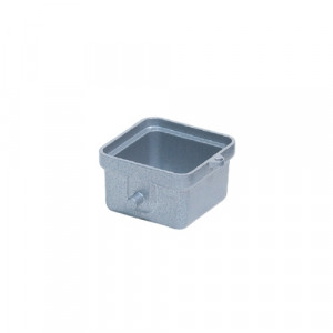 Защитная крышка MIN AD DA 7 Z, Защитная крышка для вилочной вставки, типоразмер 3A, без уплотнителя, без защелки (упоры под одну защелку), материал корпуса: алюминиевый сплав