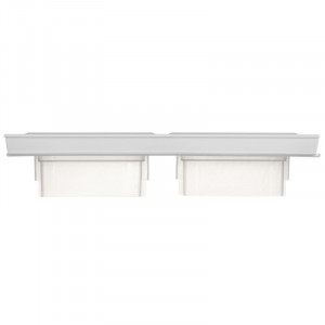 BRITE Рамка 2-местная IP44 РУ-2-БрАБ-44 арктический белый IEK BR-M22-44-K91