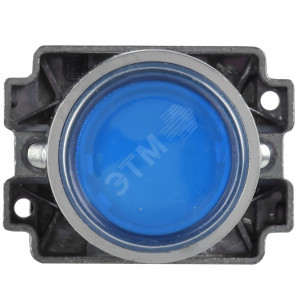 Кнопка LA167-BWF3671 d=22мм RC 1з с подсвет. синяя BBT20-BWF3671-1-12-67-K07