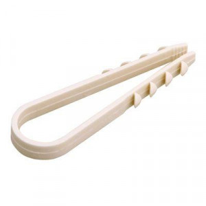 Дюбель-хомут 11-18 для круглого кабеля бел. (уп.100шт) 07-4502