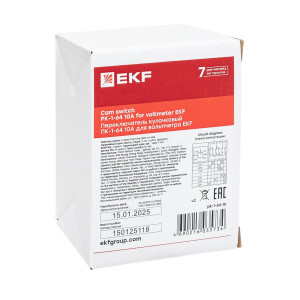 Переключатель кулачковый ПК-1-64 10А для вольтметра pk-1-64-10