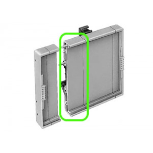 Корпус WEB: 01.001.5653.0, Промежуточная часть корпуса для РЭА, ширина: 22,5 мм , пластик, цвет: серый, серия wiebox WEB 1001