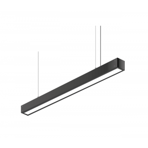 Светильник светодиодный линейный ДБО 1101 Опал 27Вт черный 4000К 600х60х55 IP40 LUMA EKF