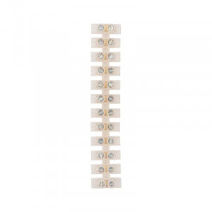 Клеммная колодка винтовая КВ-4 (1,5-4мм) 07-5004, 3 A, пoлиэтилен белый (ЗВИ)