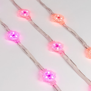 Модуль управляемый VISOR-SPI-5060-3-12V RGB 120deg (D30x16mm, 0.75W, IP68) 029377, Управляемый светодиодный модуль SPI с держателем, RGB, микросхема ТМ 1914, напряжение 12 В, мощность 0.75 Вт, 3 светодиода SMD 5060, угол 120°. Создание медиафасадов. Функция обхода битого пикселя. 20 шт на проводе, расстояние между центрами модулей 150 м