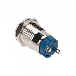 A12-B2 с/фикс, Кнопка антивандальная d12 2A 250B с/фикс (2c) ON-OFF выпуклая