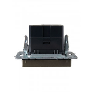 Розетка BRITE USB A+A 3.1А РЮ10-1-БрШ шампань BR-U21-D31-K37