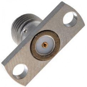 142-1701-616, РЧ соединители / Коаксиальные соединители SMA 2 HOLE FLANGE JACK NIC W/EMI