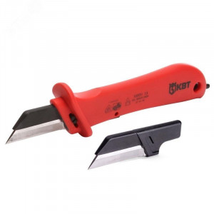 НМИ-04 серия Профи, Нож монтерский диэлектрический прямой с дополнительным лезвием