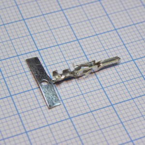 39000048, Контакт, Mini-Fit® Jr.™, Серия 5558, Штырь, Обжим, 22-28AWG лента