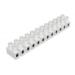 Клеммная колодка 20E DS, Клеммные колодки, Тип 20 DS, 12 полюсов, делимые, с защитой провода, номинальное сечение провода: 16 мм кв., номинальные характеристики: 500 V; 57 A; серия Appliance