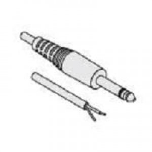 172-0110, Аудиокабели / Видеокабели / Кабели RCA GRAY 1/4 MONO PL/S&T