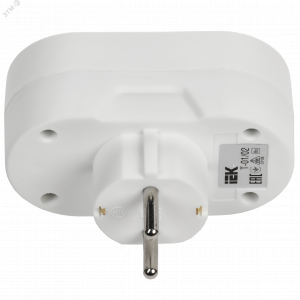 Разветвитель 2-м 16А IP20 Т-01/02 кругл. WTP10-16-02