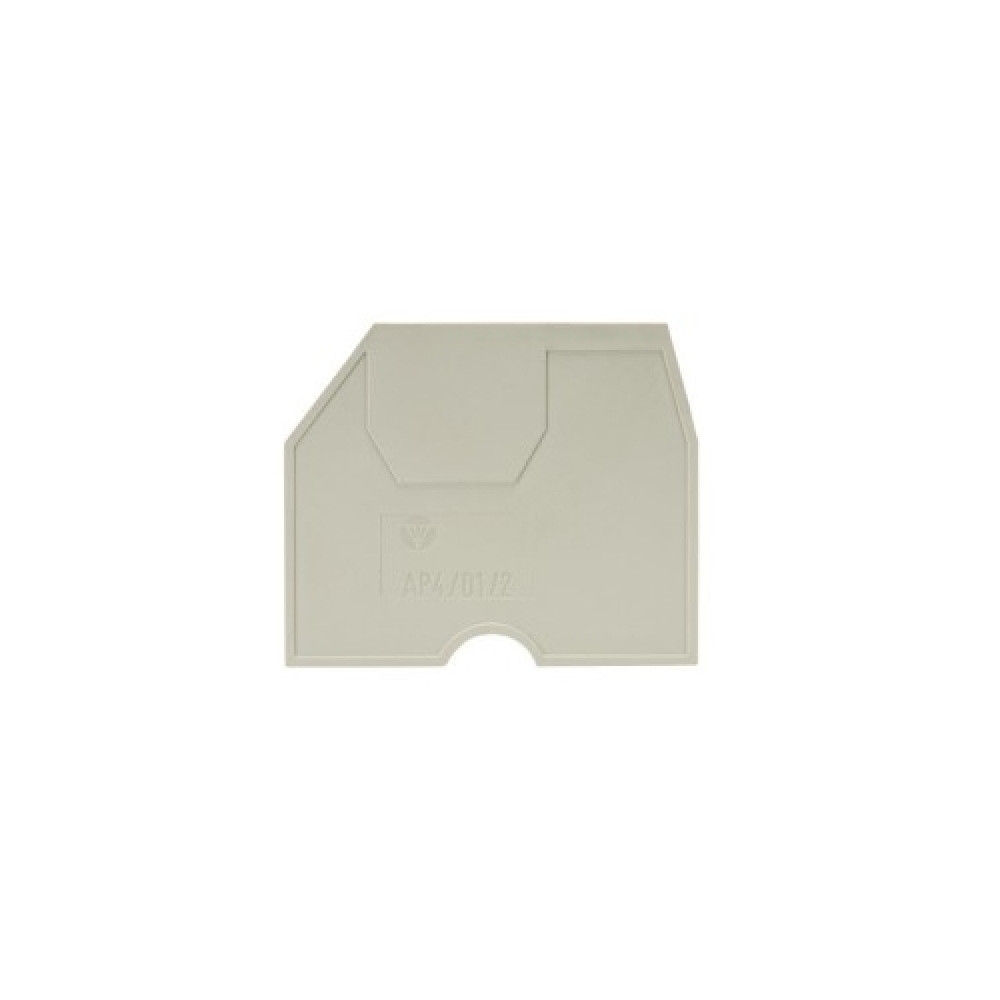 Изображение товара Крышка боковая AP 4/D 1/2 для клемм WK 4 D1/2 серого цвета