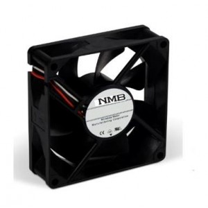 3110KL-04W-B89-E00, Вентиляторы постоянного тока DC Axial Fan, 80x25mm, 12VDC, 53.3CFM, Flange, Locked Rotor Sensor, 3 Lead Wires