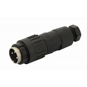 T 3524 554, Цилиндрические разъемы DIN M Cbl Conn, Crmp Ter 8P, Cbl dia 4-6 mm