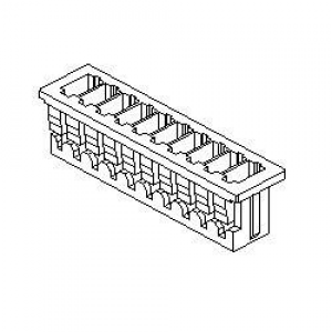 51021-0800, Проводные клеммы и зажимы RECEPTACLE 8 POS