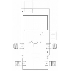 QPC6614PCK401, Радиочастотные средства разработки QPC6614 Eval board kit