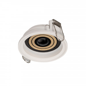 Корпус PLURIO-BASE-BUILT-R77 (WH, 1-2, 200mA) 030264, База встраиваемая для модуля светодиодного PLURIO, напряжение питания 230 В. Белый корпус. Диаметр: 77 мм, высота 35 мм. Монтаж встраиваемый. Драйвер 230 В, 200 мА, пульсация <1%.