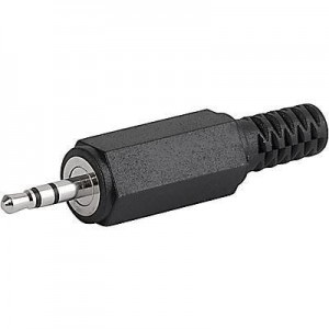 4831.1310, Телефонные разъемы AUDIO PLUG 2.5MM 3P INSULATED