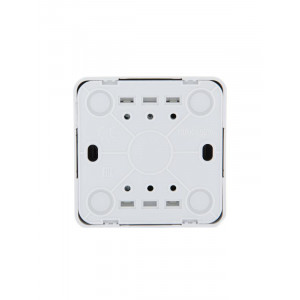 Переключатель проходной 1-кл. 1п ОП Viola 10А IP20 бел. 751-0200-105