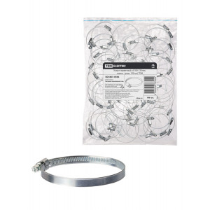 Хомут червячный, d 100-120 мм, оцинк (упак. 100 шт) SQ1807-0356