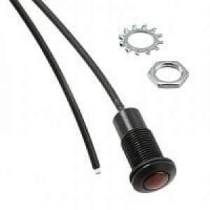 FLXR1RTP06, Светодиодные трубки RUGGED FLX LIGHTPIPE BLK FINISH 6" RED